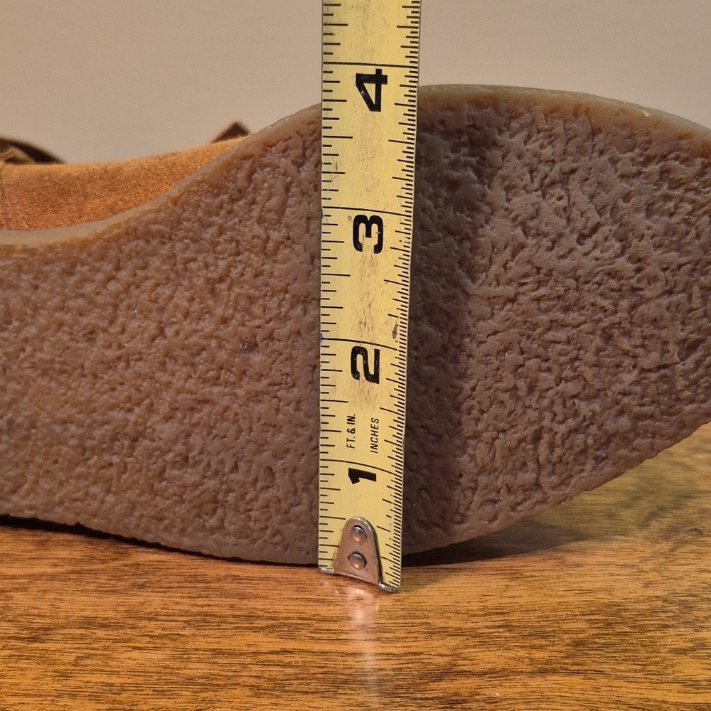 KATE SPADE 'Betsie' Suede Flat Boho Fringe Ankle Boots, Size 8.5M - Picture 6 of 16